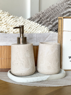 DISPENSER PIEDRA LAVA BEIGE en internet