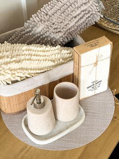 DISPENSER PIEDRA LAVA BEIGE - DecoHome