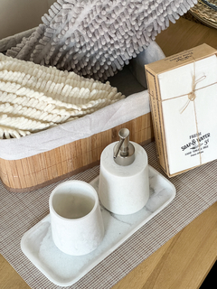 PORTACEPILLO NACARADO BLANCO - DecoHome