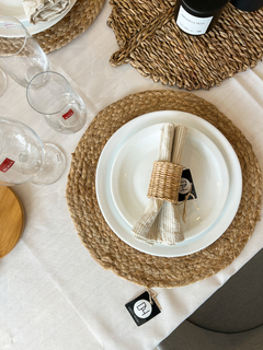 MANTEL ANTIMANCHAS LISO BLANCO (3 MEDIDAS) - DecoHome