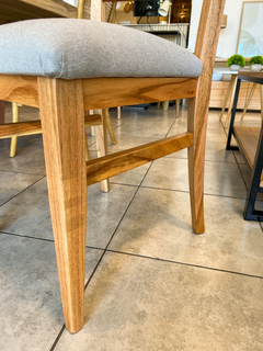 SILLA NAPOLES PARAISO TAPIZADA GRIS - DecoHome