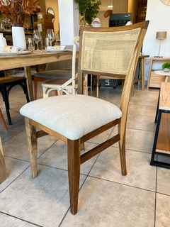 SILLA NAPOLES PETIRIBI TAPIZADA BEIGE