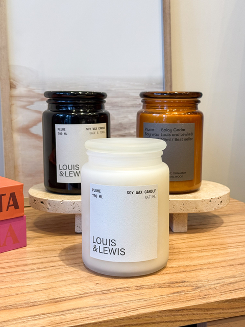 VELA PLUME LARGE ESMERILADO NATURE - comprar online