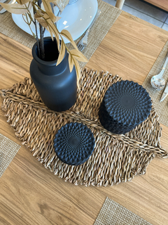 CARAMELERA CON RELIEVE NEGRA CHICA - DecoHome