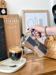 CAFETERA ITALIANA 6 POCILLOS ALUMINIO - comprar online