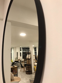 ESPEJO DE HIERRO NEGRO 1 METRO - DecoHome