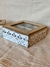 CAJA DE TE MADERA 4 DIVISIONES