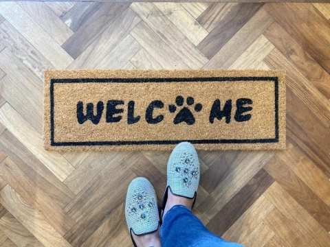 FELPUDO WELCOME PUPPY 25X75