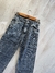 Jean wide leg print - tienda online