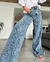 Jean wide leg print - comprar online