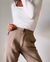 Pantalón sastrero - visón - comprar online