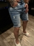 BERMUDA JEANS DESTONADA FRANJA - loja online