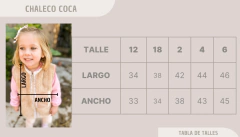 Chaleco rita corderito - minigranada