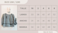 Buzo Liviano Gino - tienda online