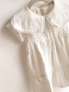 Vestido FRANCA blanco - tienda online