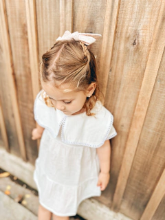 Vestido FRANCA blanco - comprar online