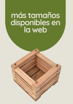 Canastas de Madera 20x20 en internet