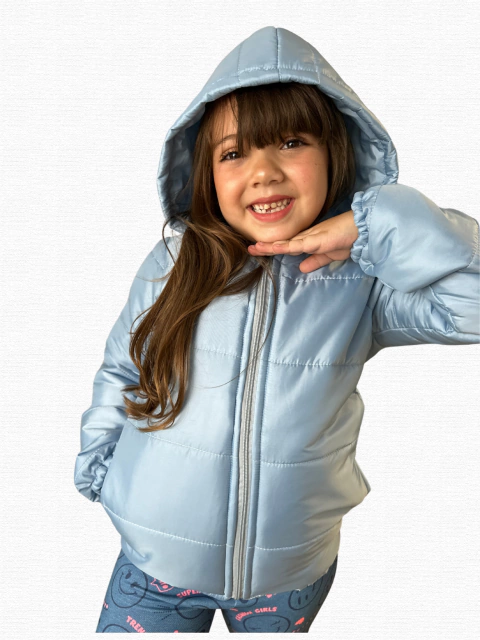 Jaqueta em Nylon Azul - comprar online