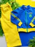 Look Brasil Amarelo Azul