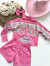 Look Boiadeira Rosa e Prata - Juli Adur Moda Infantil