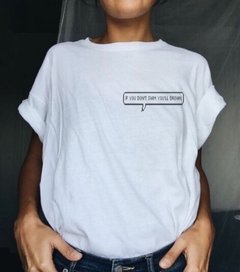 Camiseta 5 Seconds of Summer "If You Don't Swim You'll Drown" - comprar online