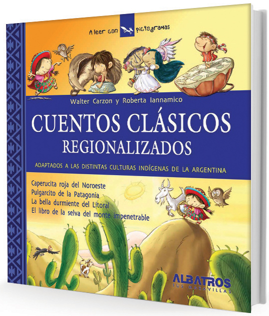 Cuentos Clásicos regionalizados con pictogramas en internet