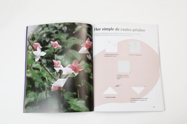 Origami flores en internet