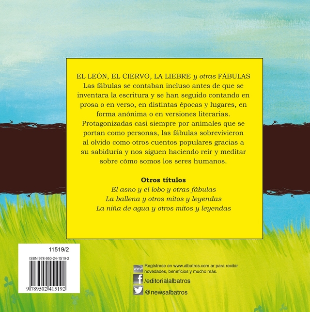 El león, el ciervo y la liebre y otras fábulas - comprar online