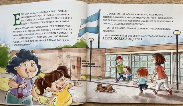 Alicia Moreau de Justo en internet