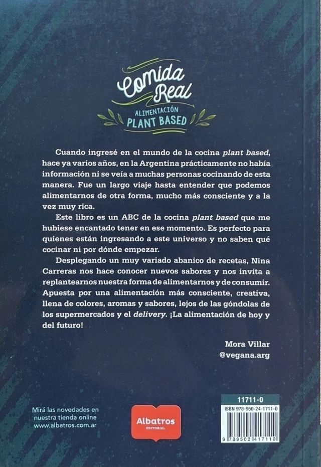 Comida real - Editorial Albatros