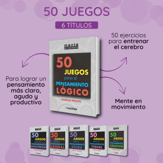 Colección 50 Juegos para tener una mente en movimiento - (6 títulos) - comprar online