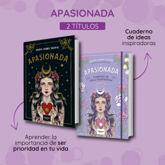 Apasionada Libro y Cuaderno de Julieta Suarez Valente (2 títulos) - comprar online