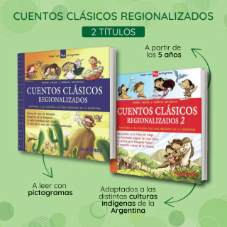Cuentos Clásicos regionalizados con pictogramas - (2 títulos) - comprar online