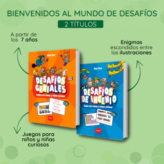 Colección Desafíos - Juegos para chicos y chicas curiosos (2 títulos) - comprar online
