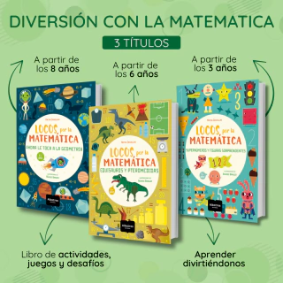 Diversión a pleno con las Matemáticas - (3 títulos) - comprar online
