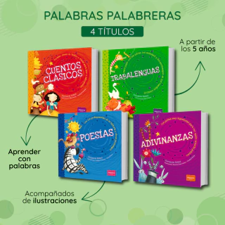 Colección Jugando con las palabras - (4 títulos) - comprar online