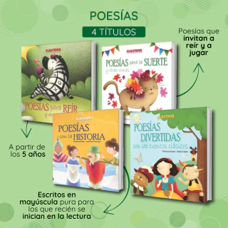Biblioteca Poesía para chicos (4 títulos) - comprar online