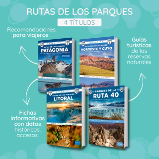 Colección La Rutas de los Parques - Guías turísticas de las reservas naturales (4 Títulos) - comprar online