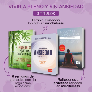 Colección Vivir a pleno y sin ansiedad con Mindfulness (3 títulos) - comprar online