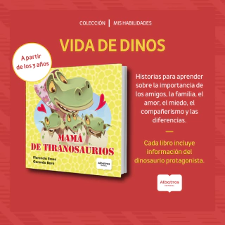 Cuentos de Dinosaurios para desarrollar las habilidades infantiles ( 6 Títulos ) - comprar online