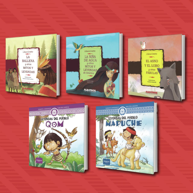 Biblioteca Historias, Mitos y Leyendas infantiles ( 6 títulos ) en internet