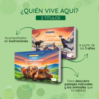 Colección ¿Quién vive aquí?, El Oso hormiguero y El Condor (2 Títulos) - comprar online