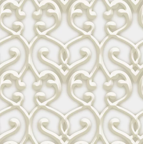 Papel de Parede Dimensões 4719 - 3D Damask Bege na internet