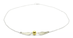 Collar Snitch Dorada con alas - Licencia Oficial - comprar online