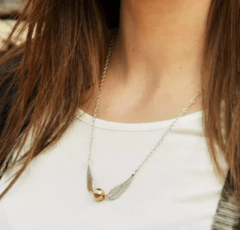 Collar Snitch Dorada con alas - Licencia Oficial - Wizard Store