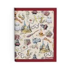 Cuaderno A5 Dibujos HP tapa blanda - Licencia Oficial