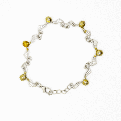 Pulsera Snitch enlazadas