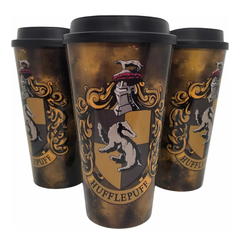 Vaso con Tapa Hufflepuff - Licencia Oficial - comprar online