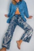 REBEL Blue Metal jeans on internet