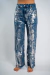 REBEL Blue Metal jeans on internet